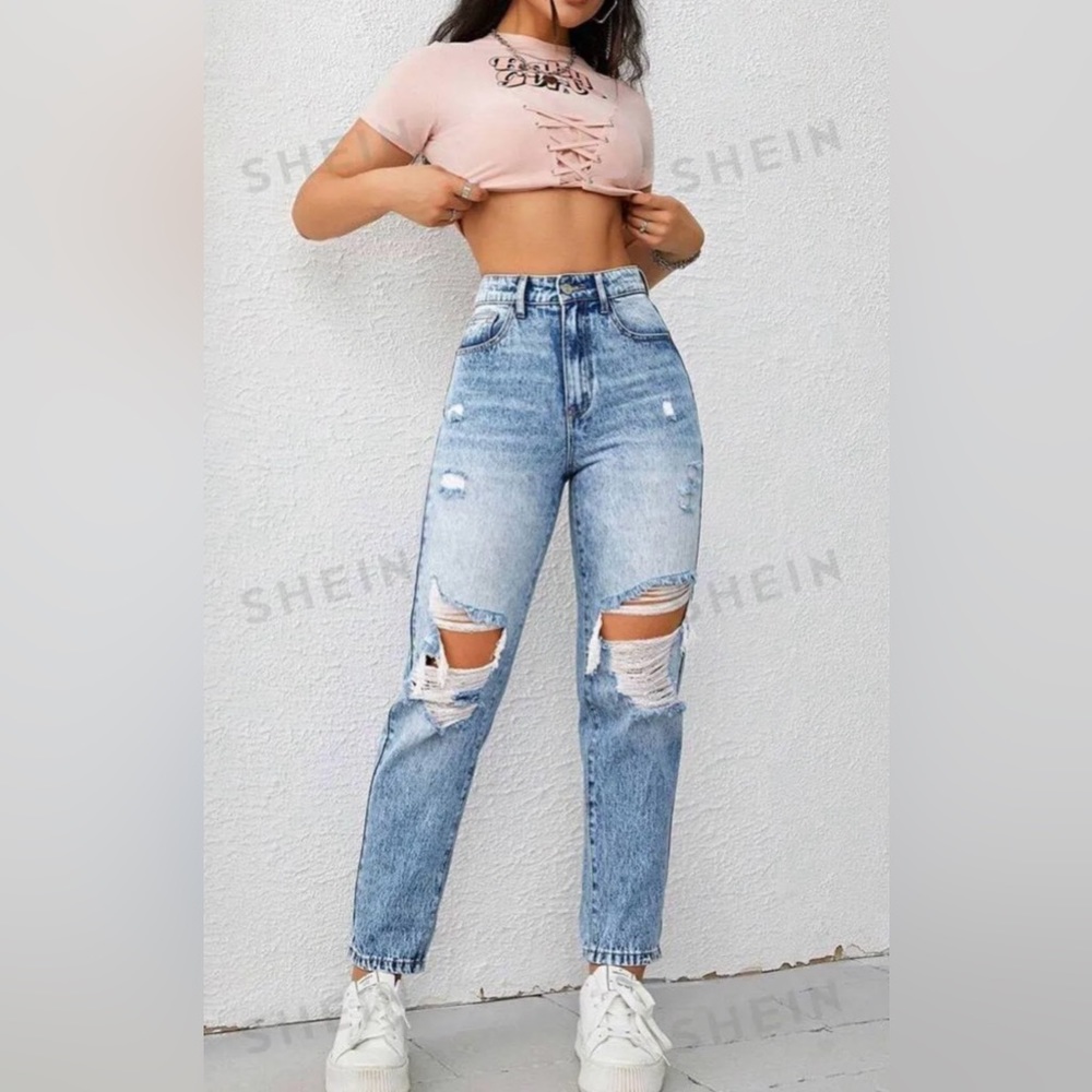Distressed Jeans